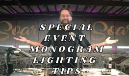 Saskatoon Monogram Lighting Rentals - Gobos For Wedding & Special Events. Name In Lights Tips