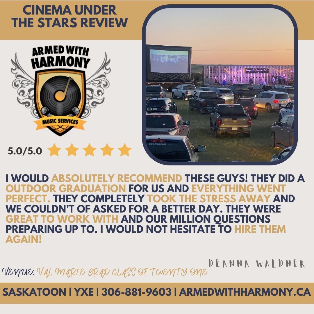 Cinema Under The Stars  Graduations