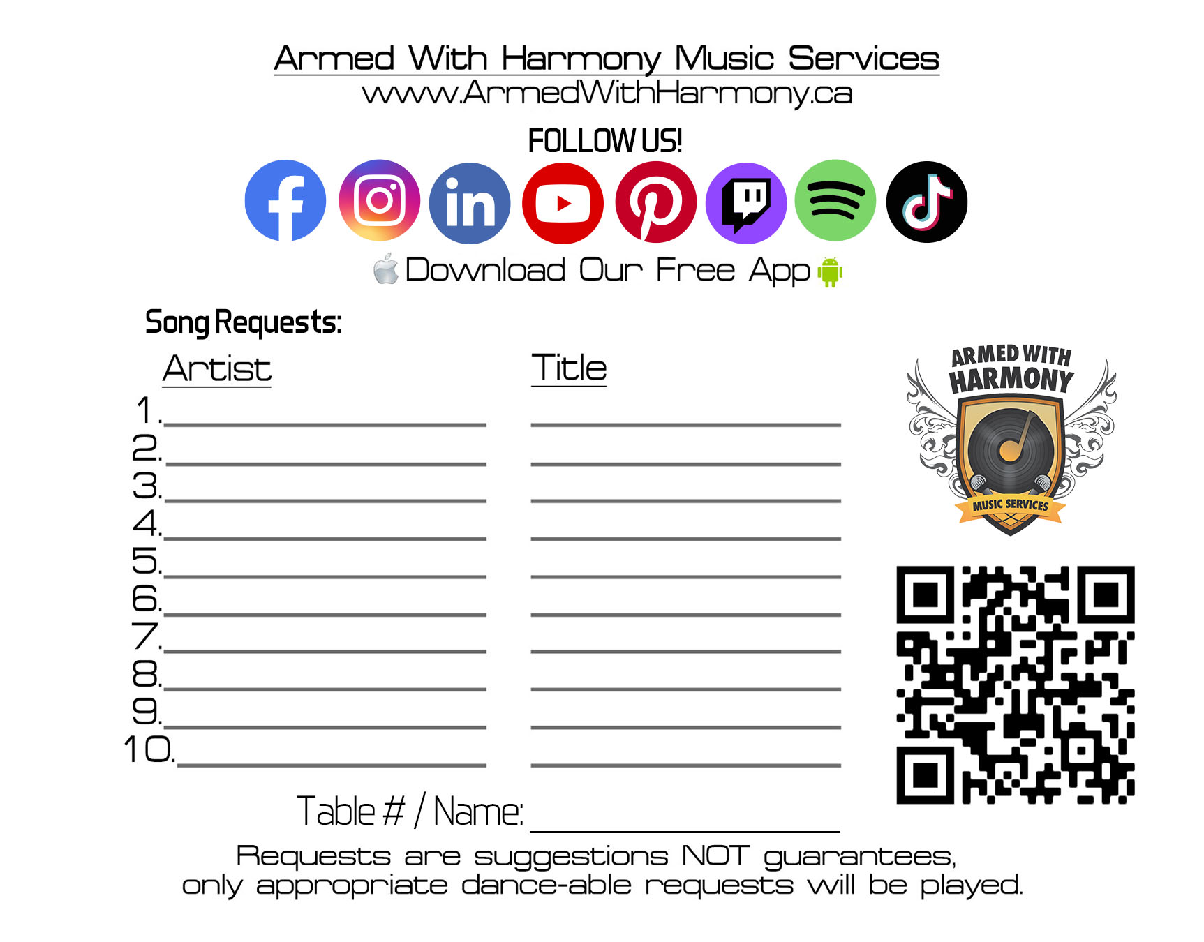 Song Requests