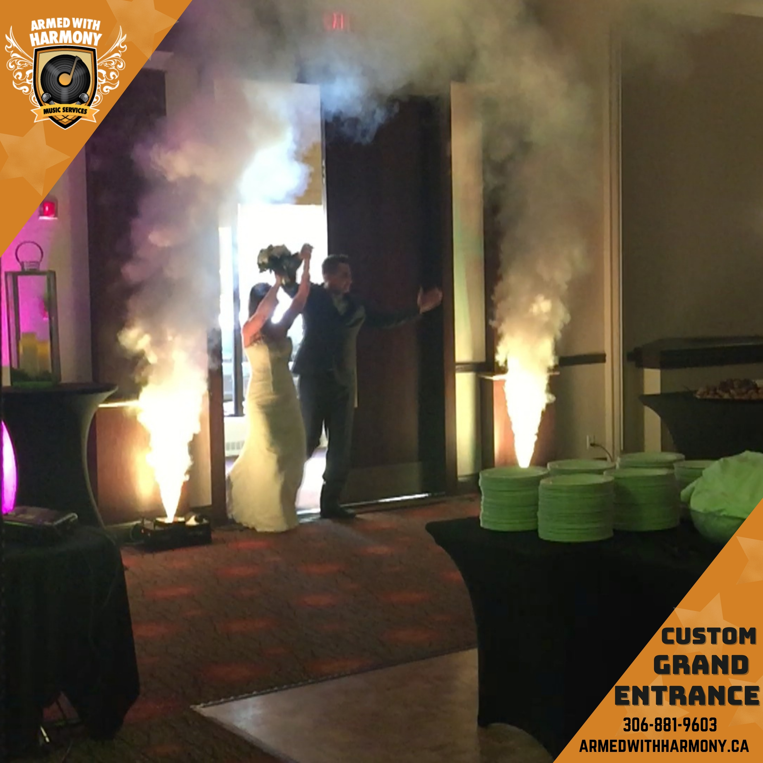 Wedding Reception Custom Grand Entrance