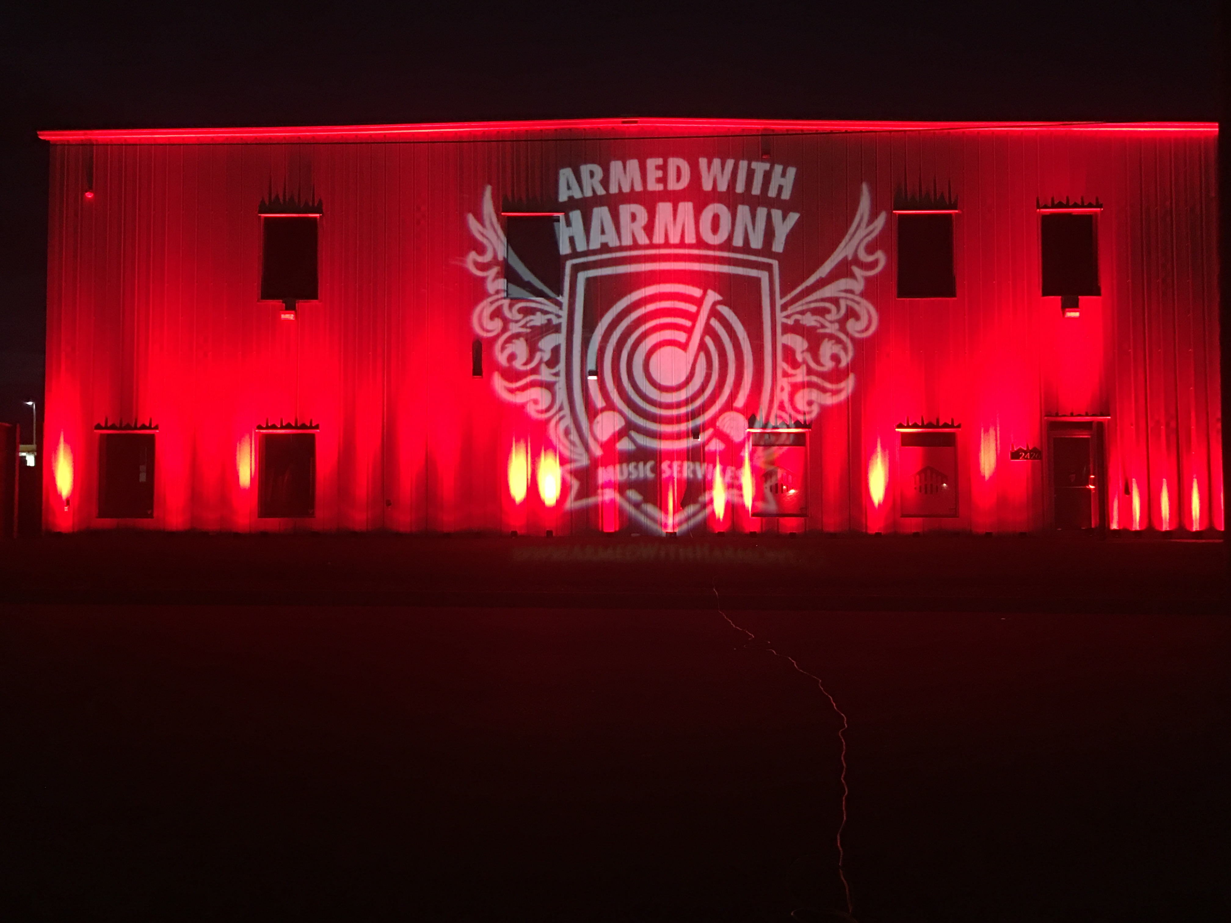 Corporate Monogram Lighting