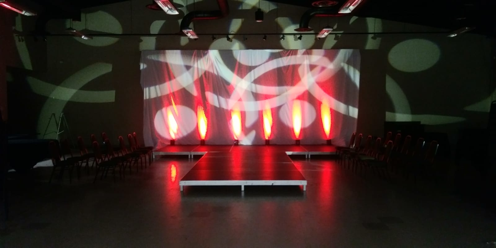 Saskatoon YXE Pipe Drape Rentals Wedding Head Table Backdrop Linen