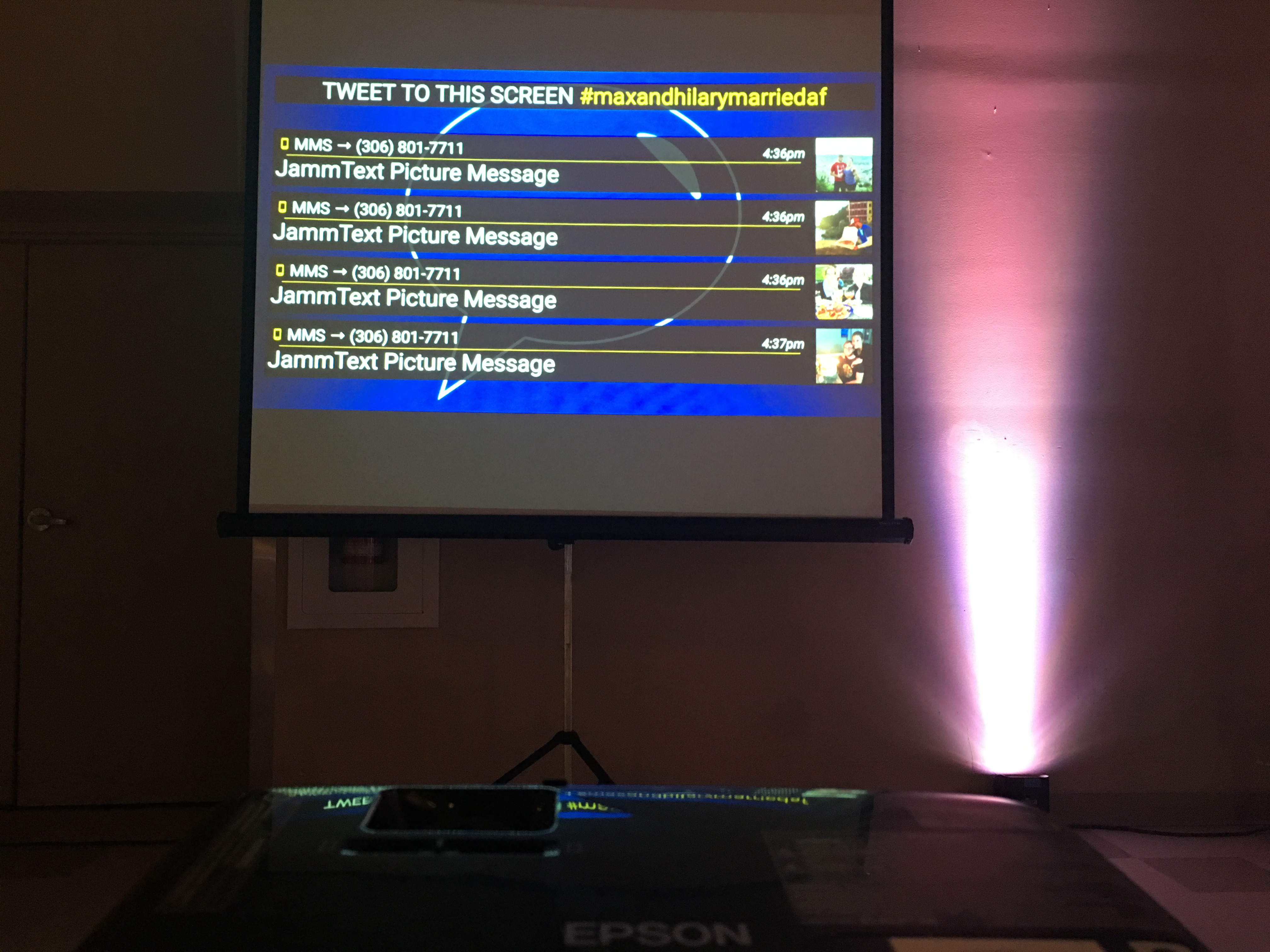 Wedding Projectors Screens  TVs