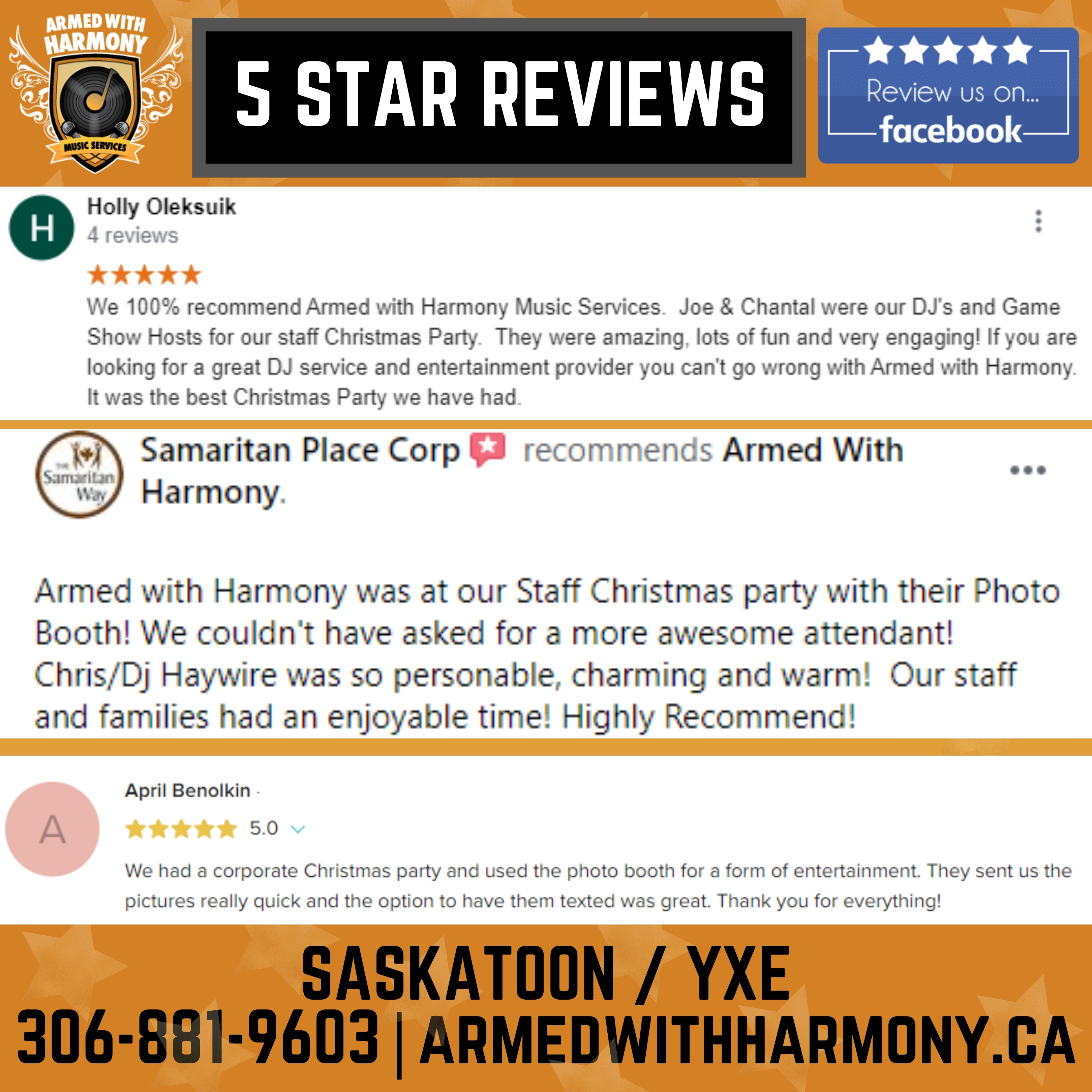 Saskatoon Entertainment Reviews