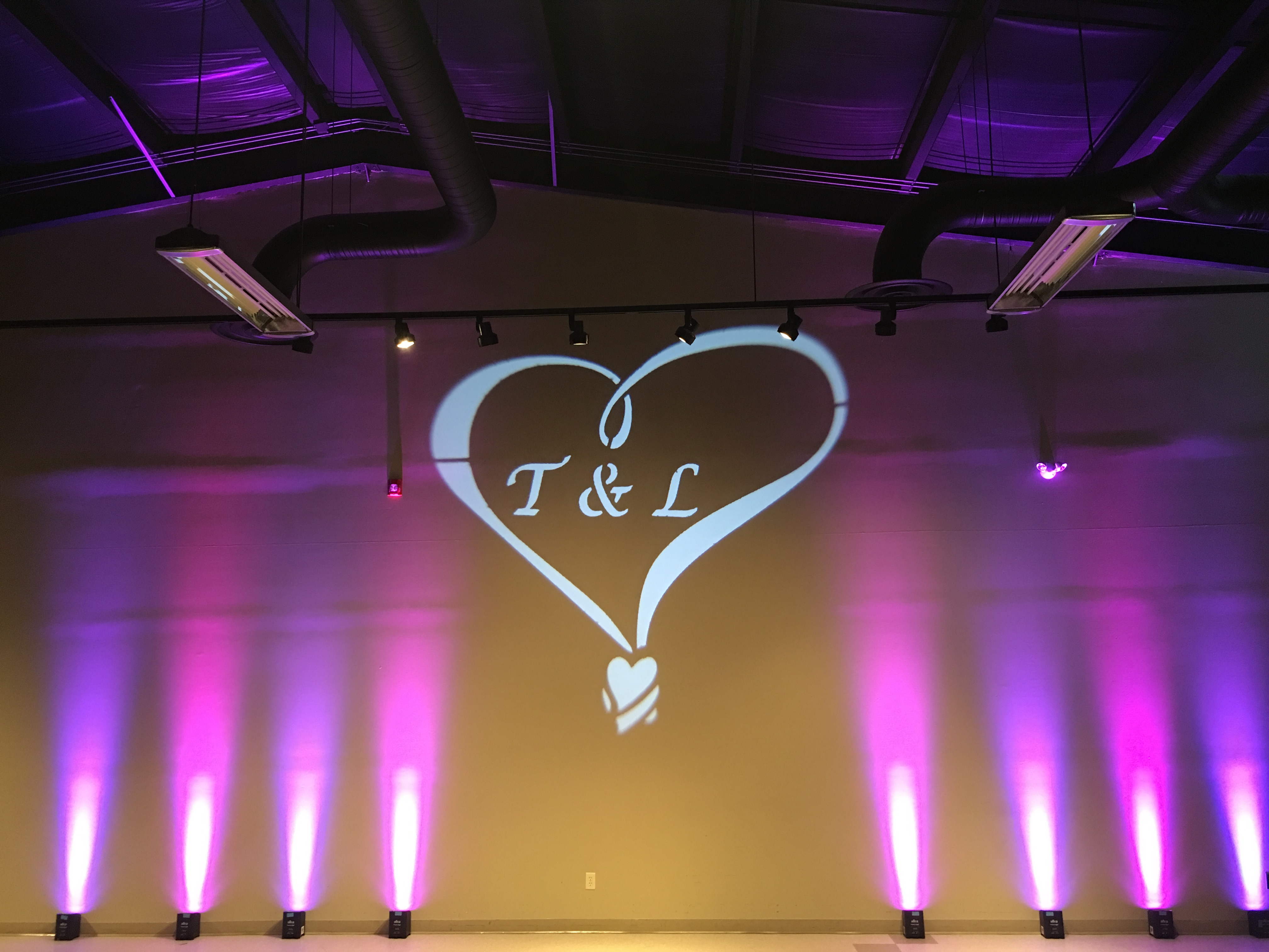 Wedding Monogram Lighting