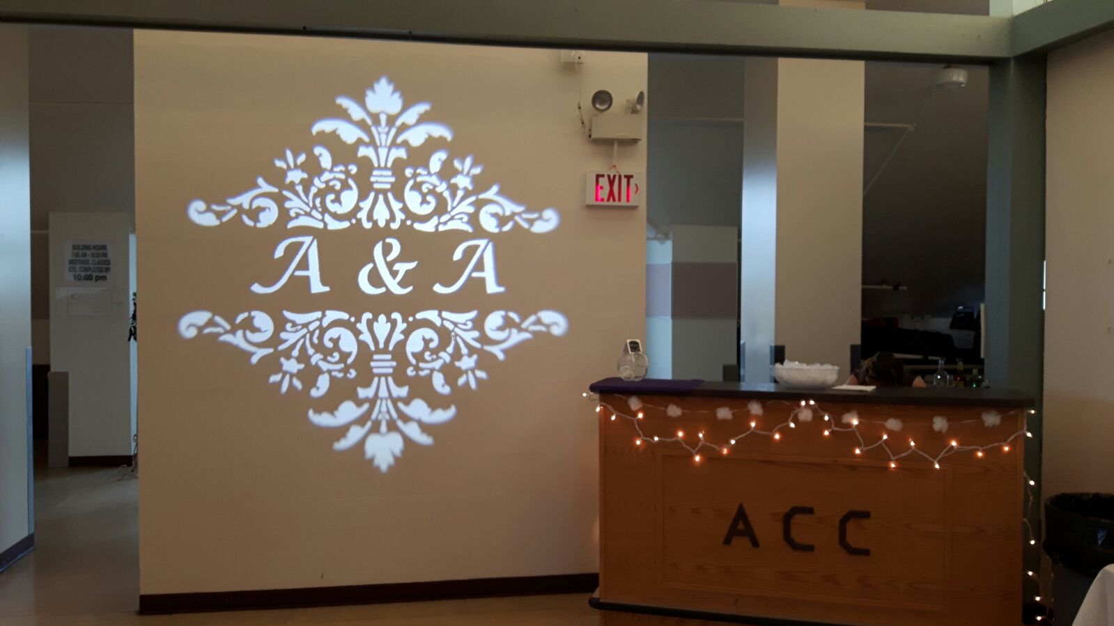 Wedding Monogram Lighting