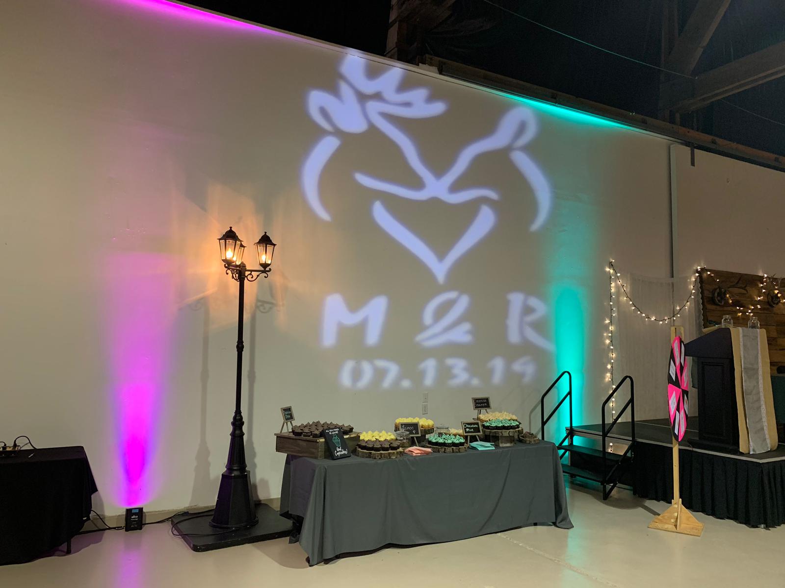 Wedding Monogram Lighting