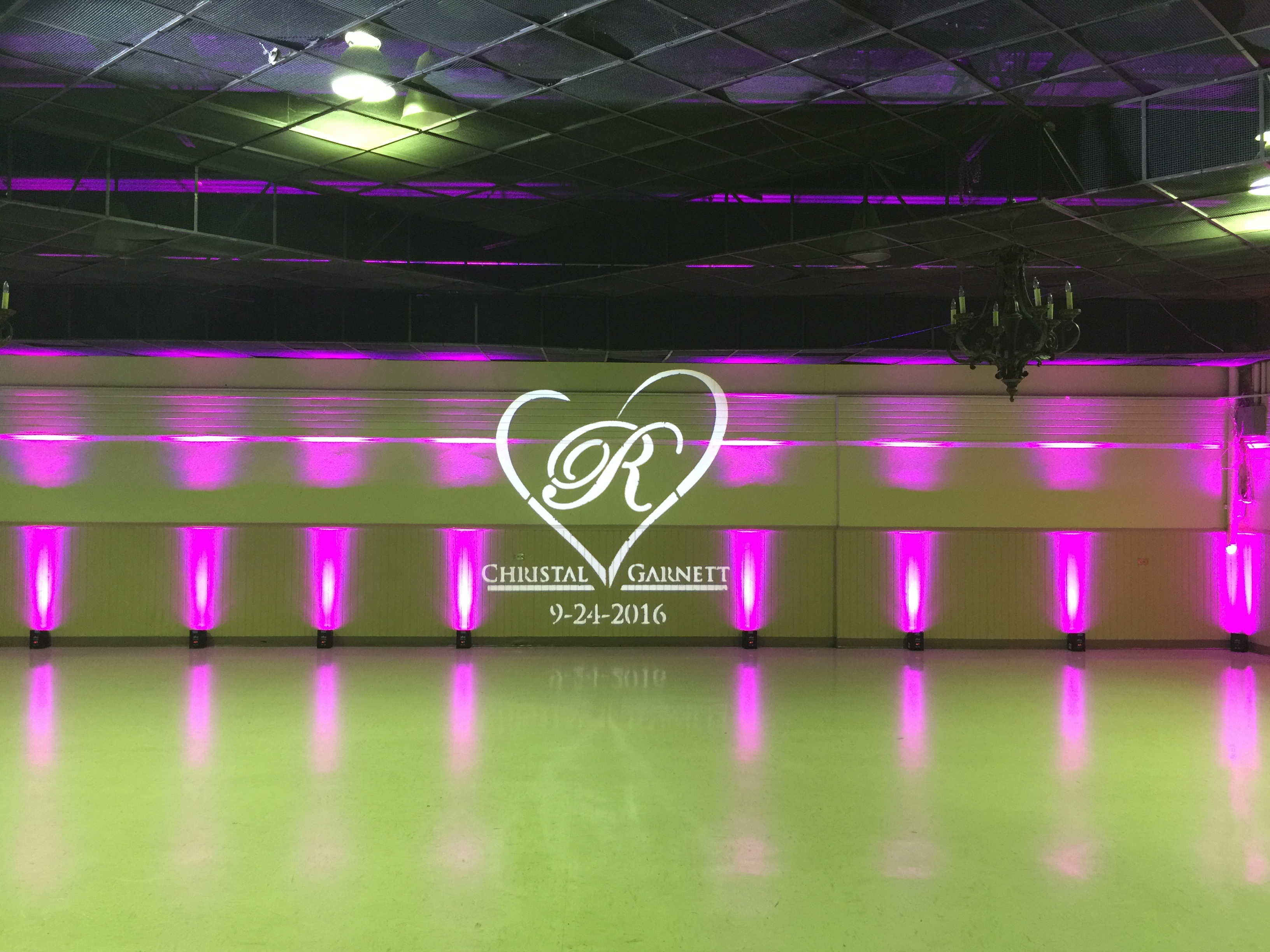 Wedding Monogram Lighting