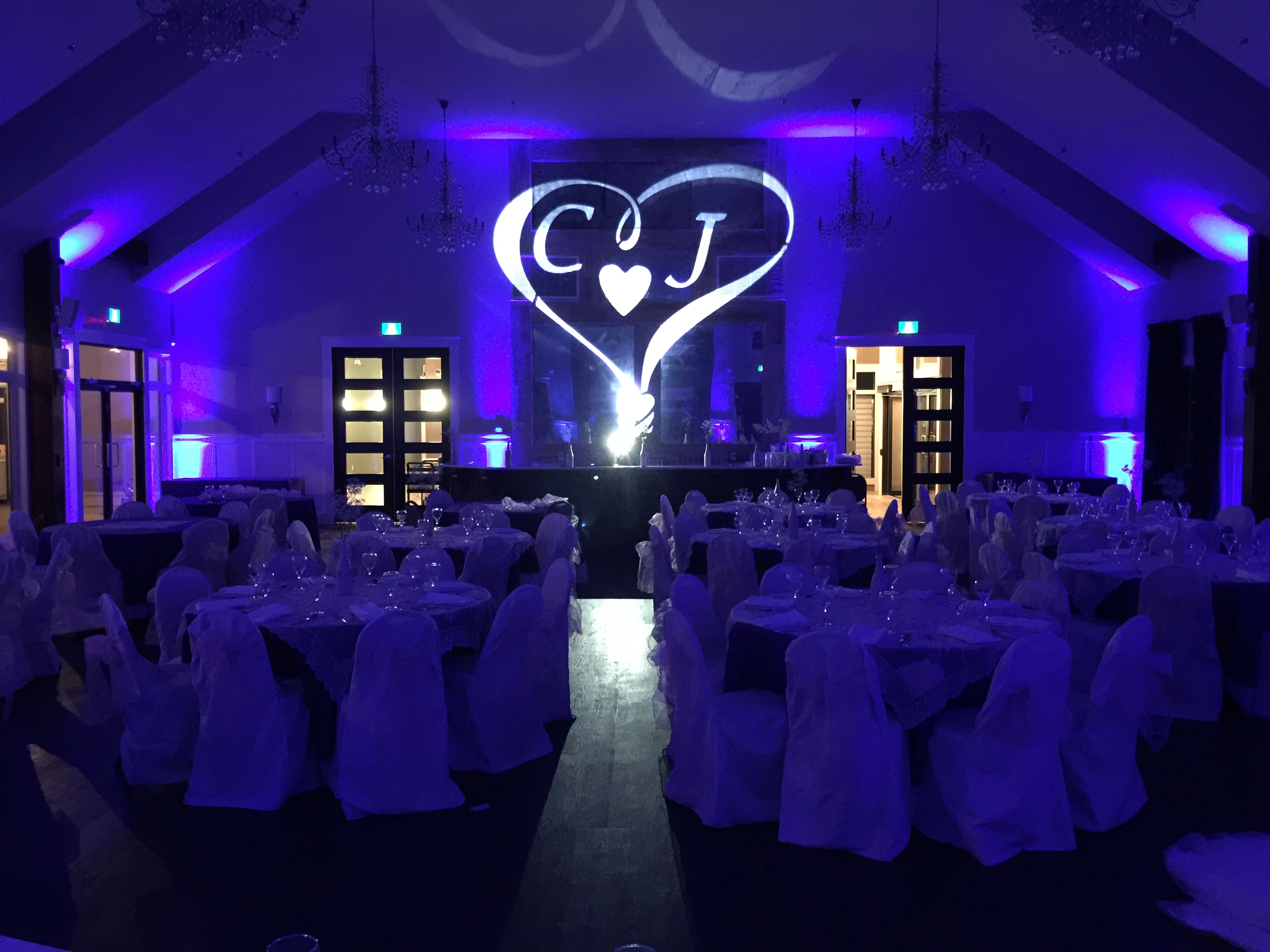 Wedding Monogram Lighting
