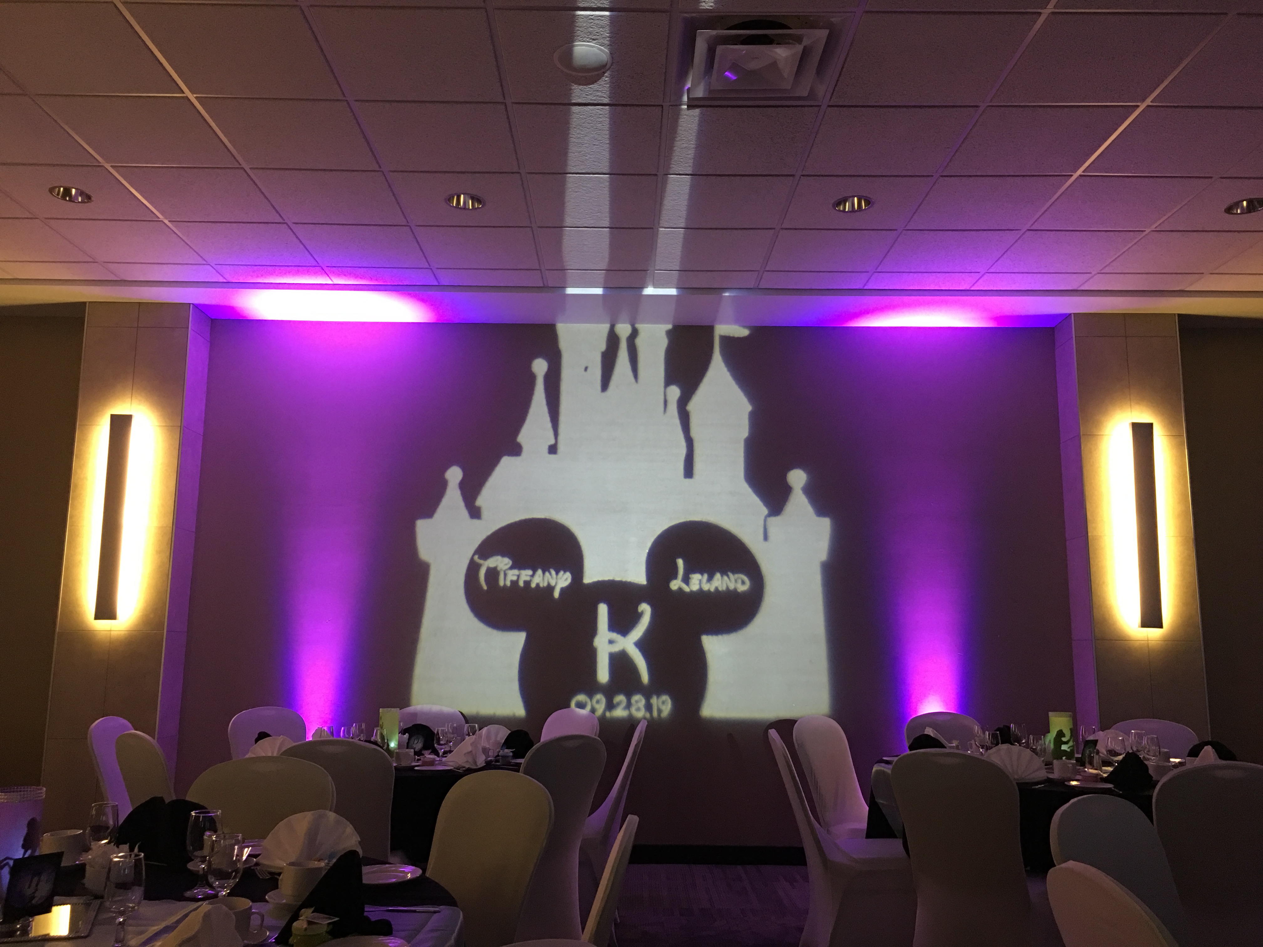 Wedding Monogram Lighting