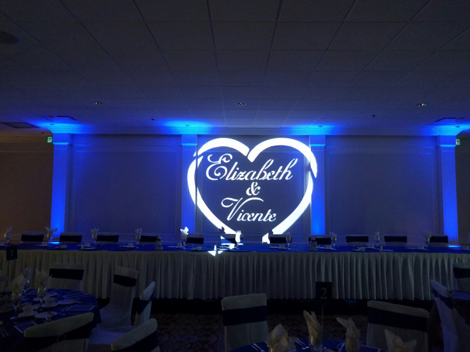 Wedding Monogram Lighting