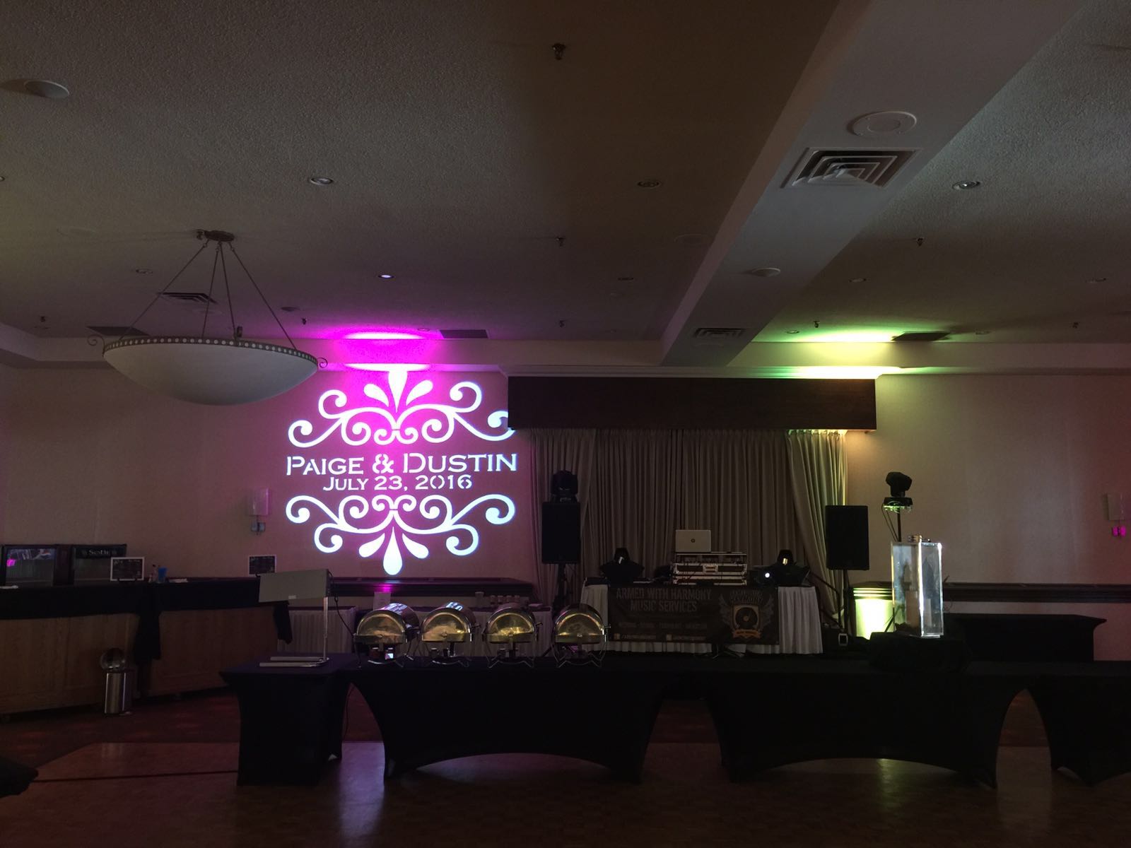Wedding Monogram Lighting