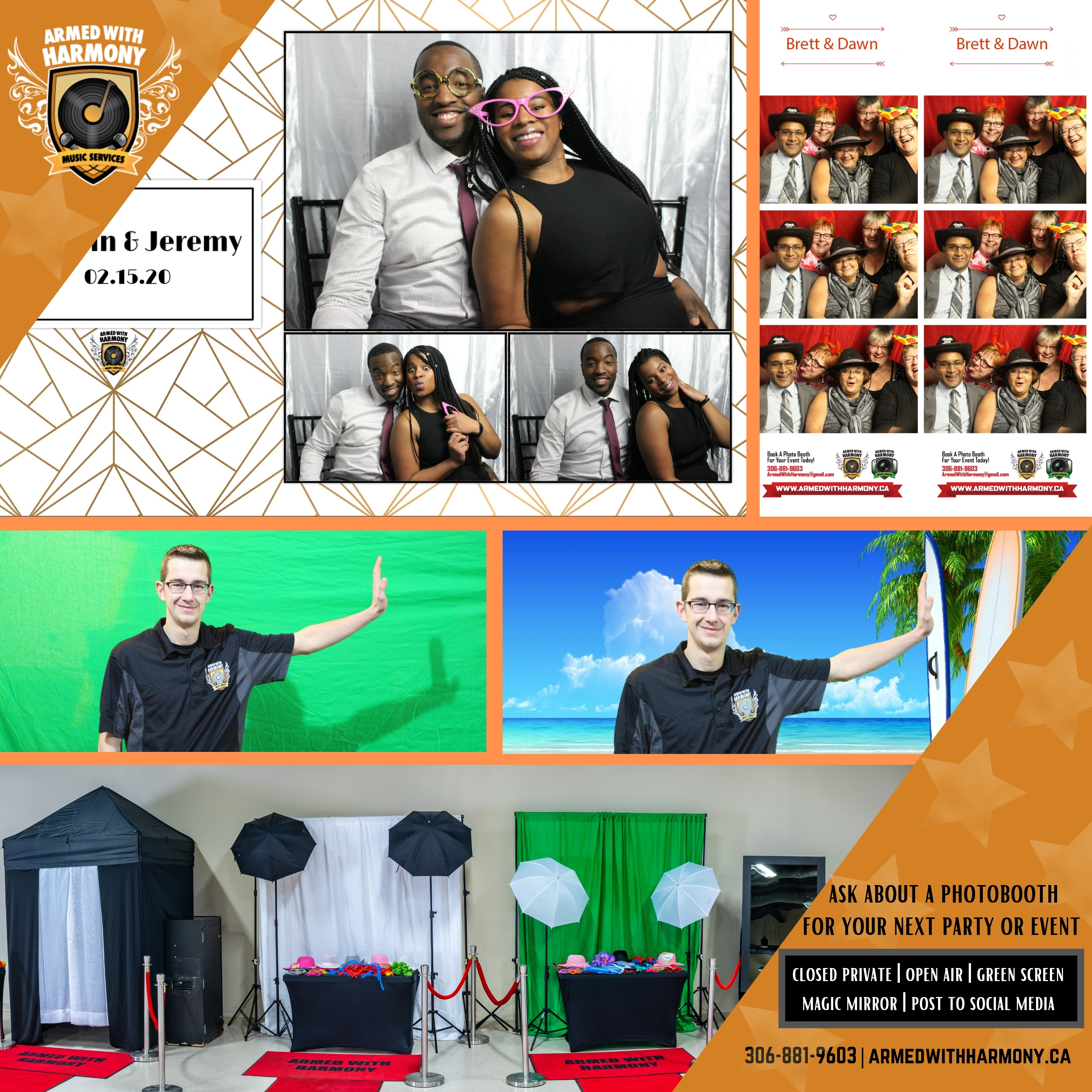 Saskatoon YXE Wedding Photo Booth Rentals  Special Event Photo Booth Rentals