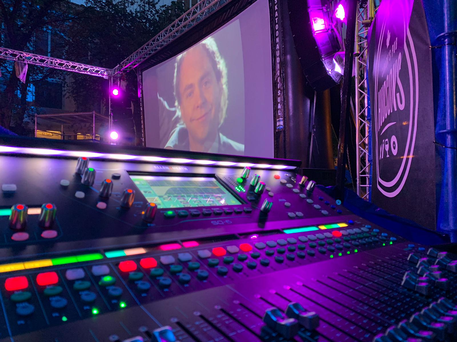 Saskatoon YXE Audio Mixing Sound Board Digital Audio Mixer Rental Allen Heath SQ6