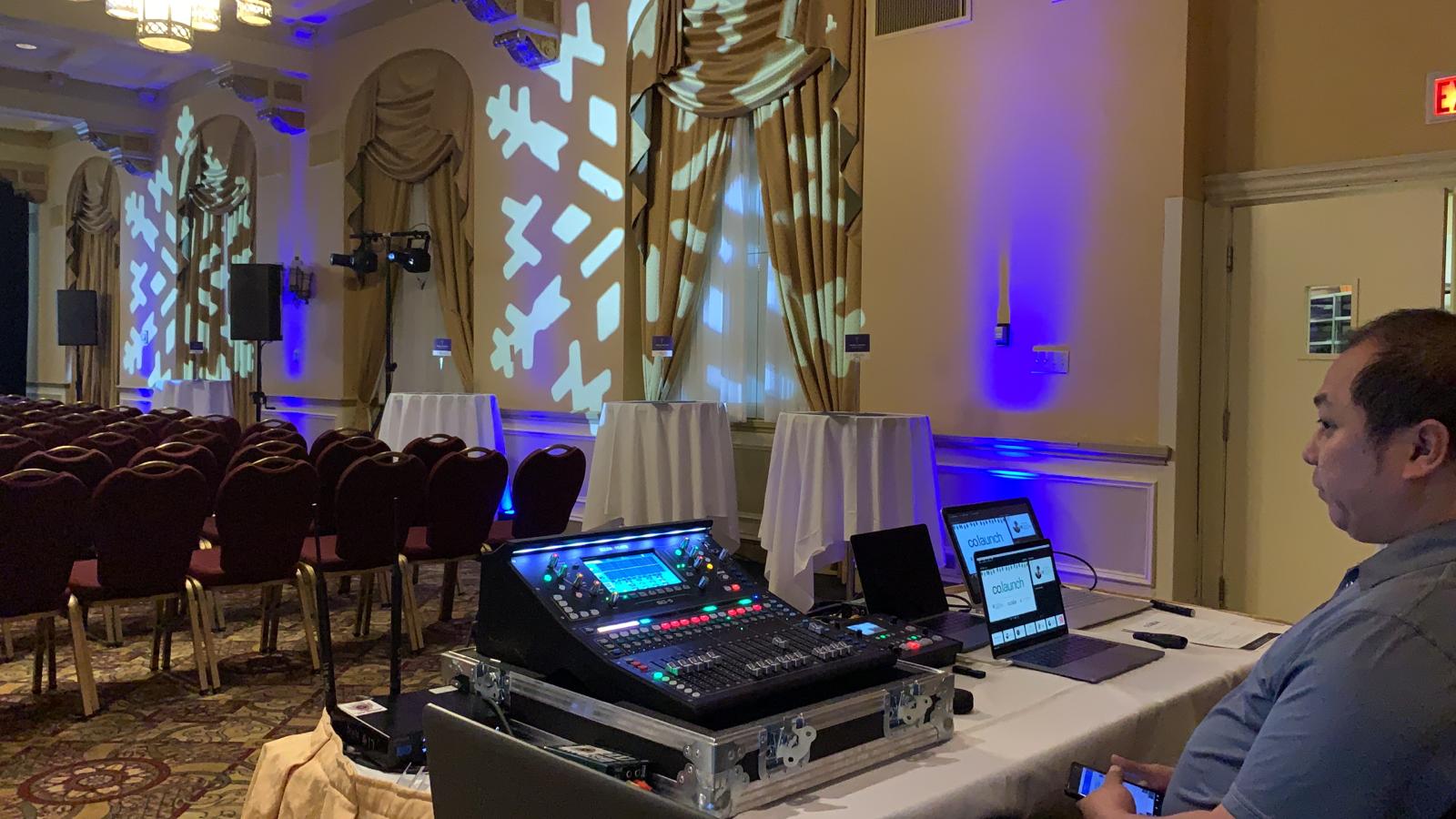 Saskatoon YXE Audio Mixing Sound Board Digital Audio Mixer Rental Allen Heath SQ6