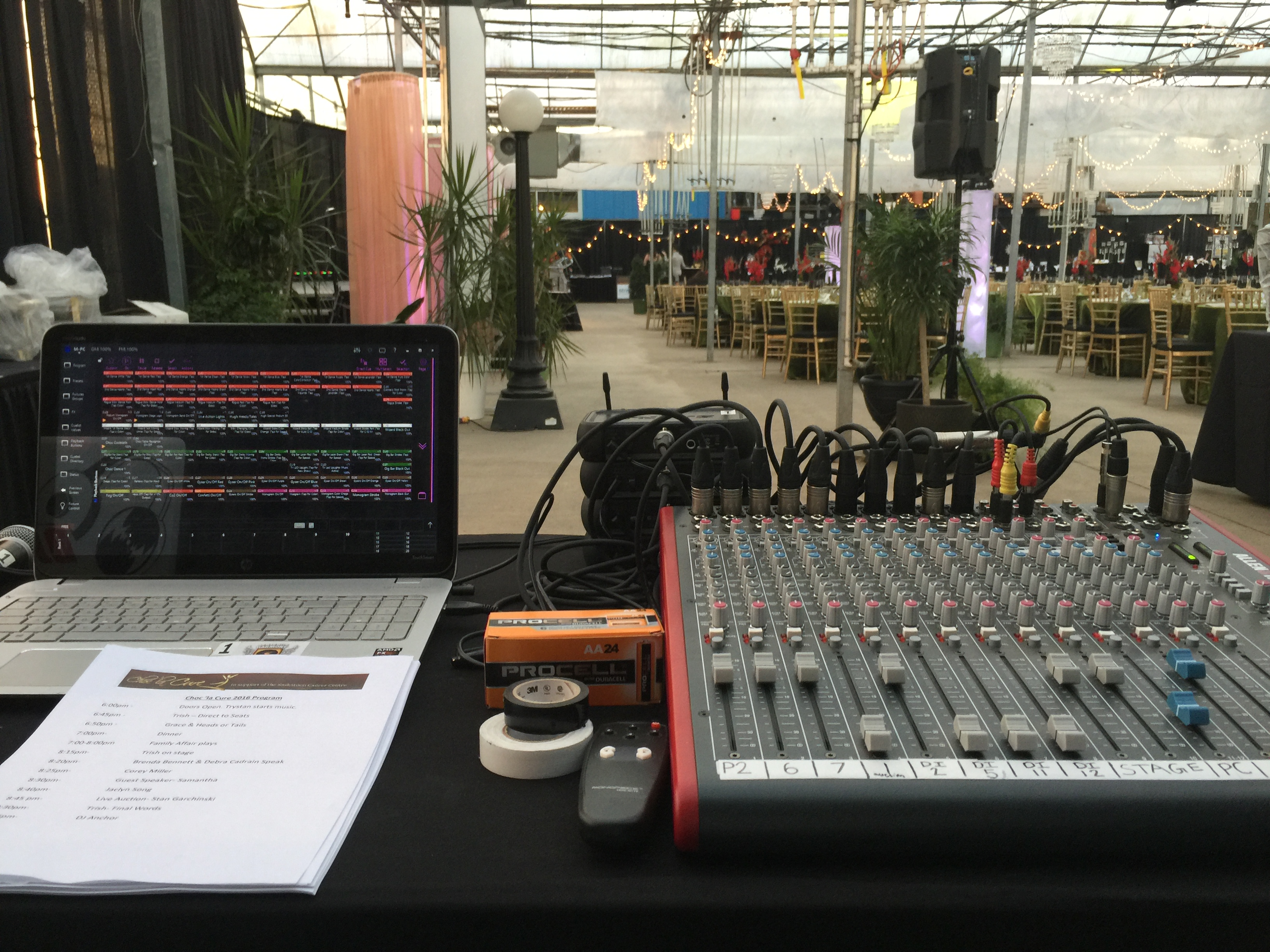 Saskatoon YXE Audio Mixing Sound Board Digital Audio Mixer Rental Allen Heath SQ6