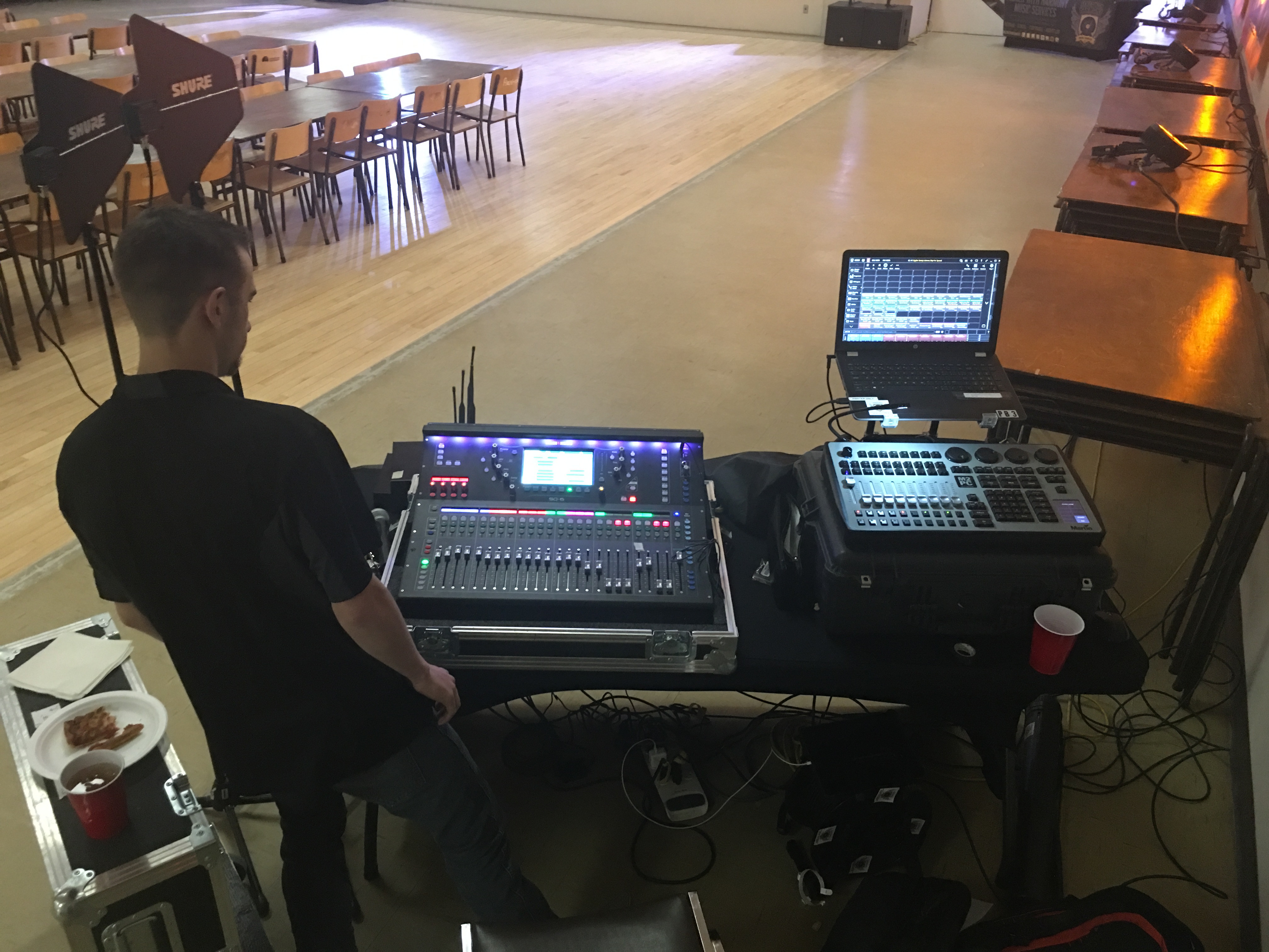Saskatoon YXE Audio Mixing Sound Board Digital Audio Mixer Rental Allen Heath SQ6